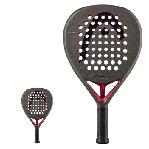 Raquette de padel HEAD Coello Pro 2026 avec mini raquette collector