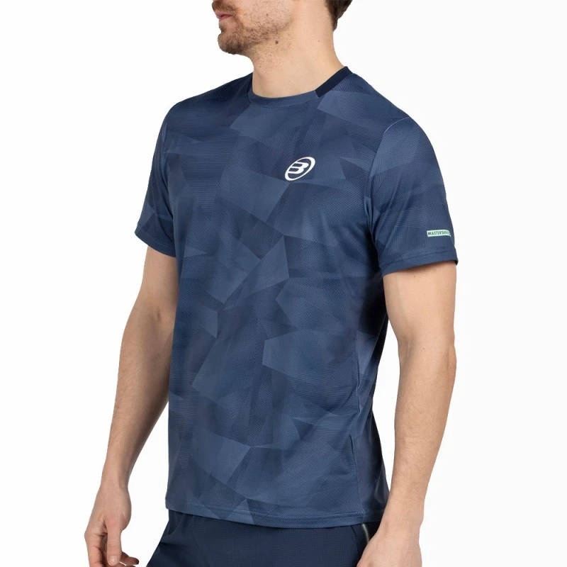T-shirt technique Bullpadel Manin avec technologie Drynamic vue de détail