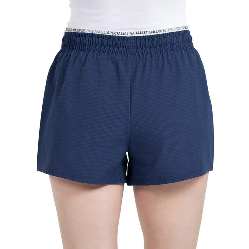 Short Bullpadel Pinolu océan profond pour joueuse de padel femme