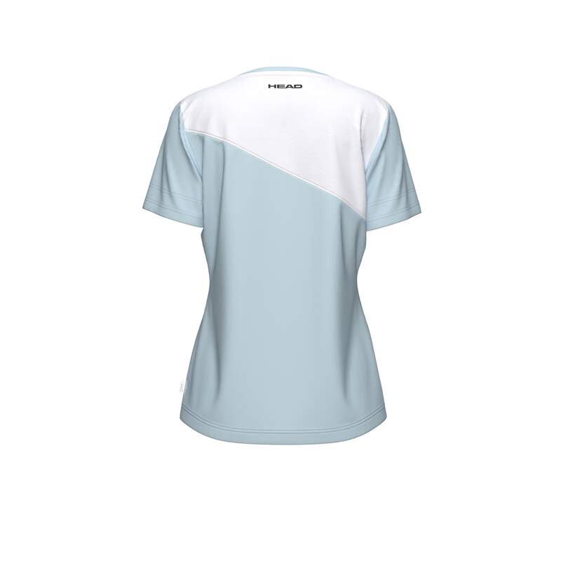T-Shirt HEAD Tie-Break Femme Bleu/Blanc