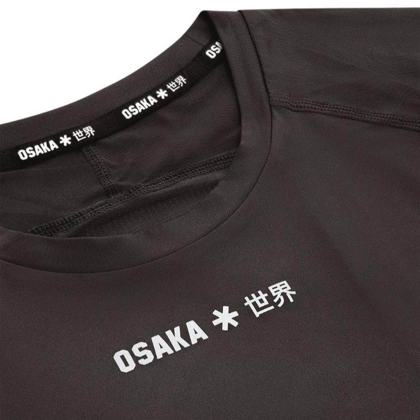 T-shirt Osaka Crew Neck Long Sleeve Noir