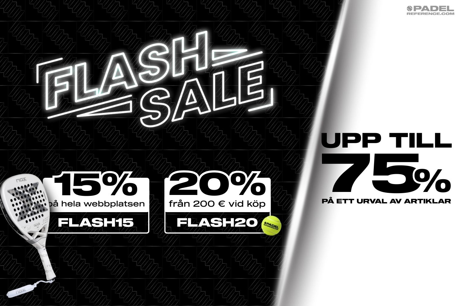 Interstitial mobile PadelReference