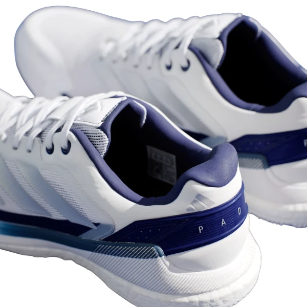 ADIDAS Crazyquick Boost Padel Argent/Bleu