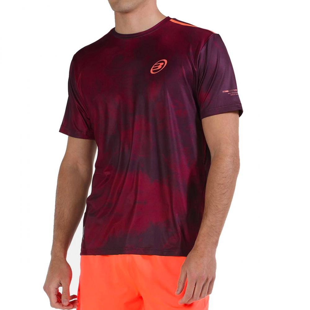 T-shirt Bullpadel Moare Bordeaux