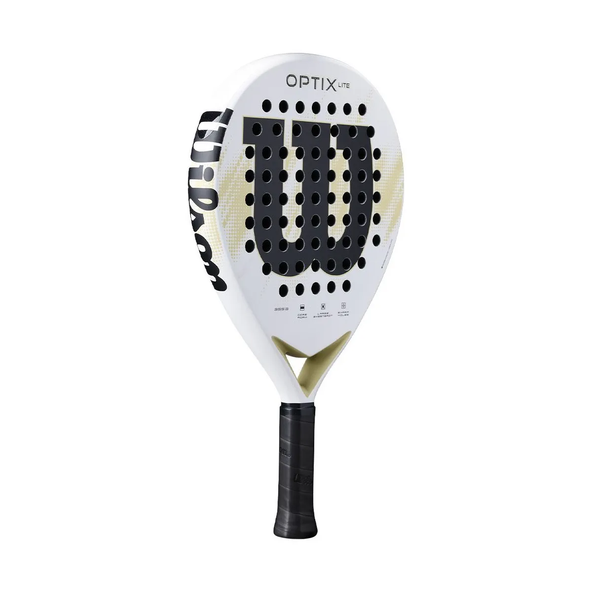 Padelracket Wilson Optix V2 Lite Wit