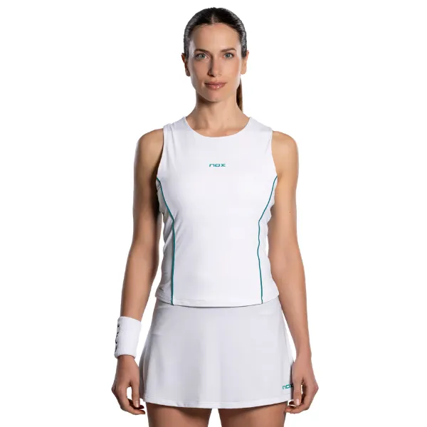 Canotta NOX Pro Bianco/Verde Avorio