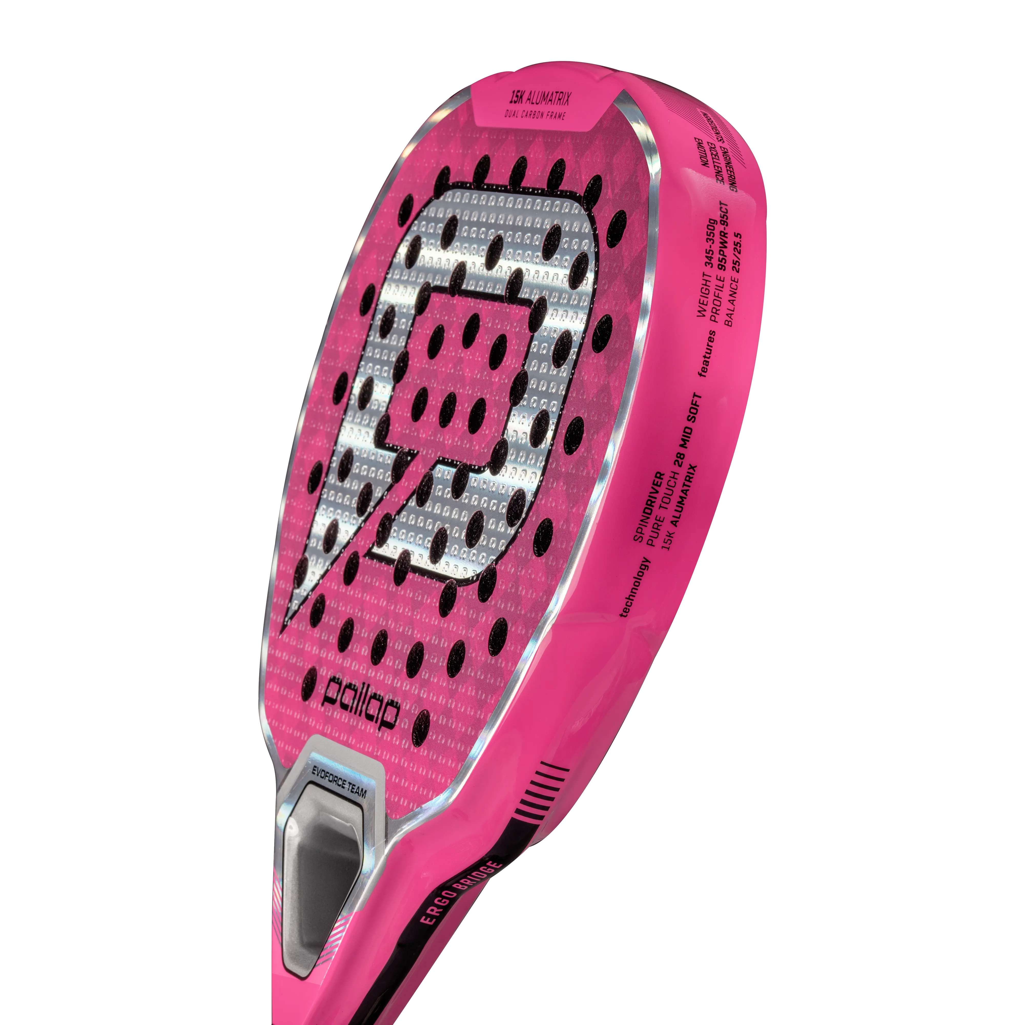 Raquette de padel PALLAP Evoforce Team Pink 2026