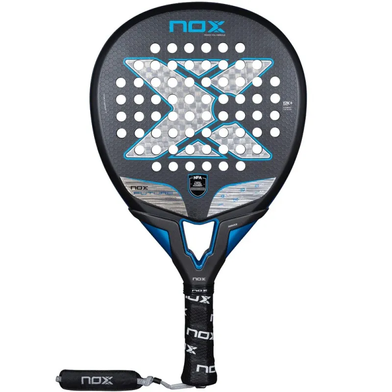 Pala de pádel Nox Future Hybrid 12K Alum 2025