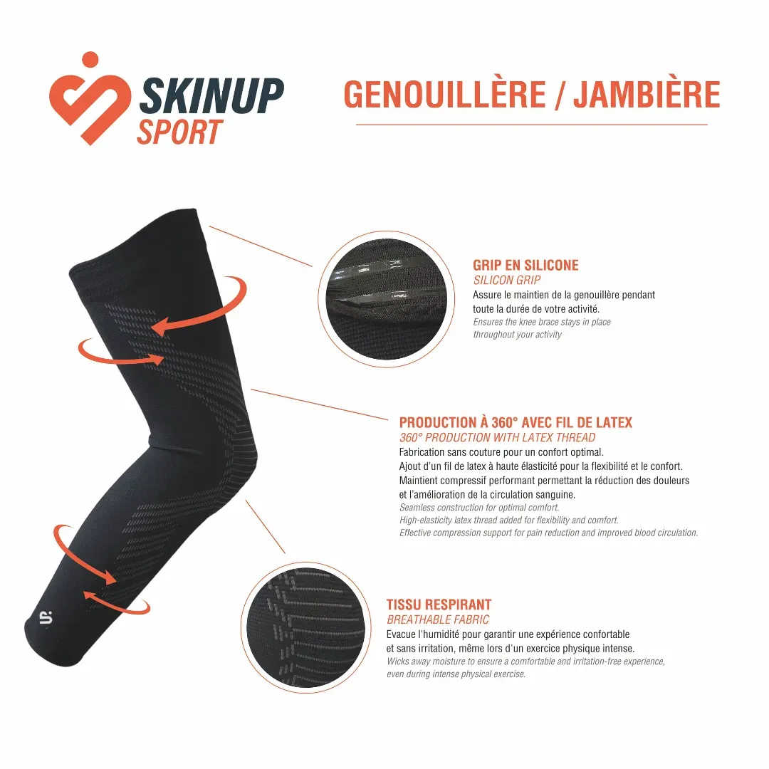 SKINUP Schwarz Kompressionsmanschette