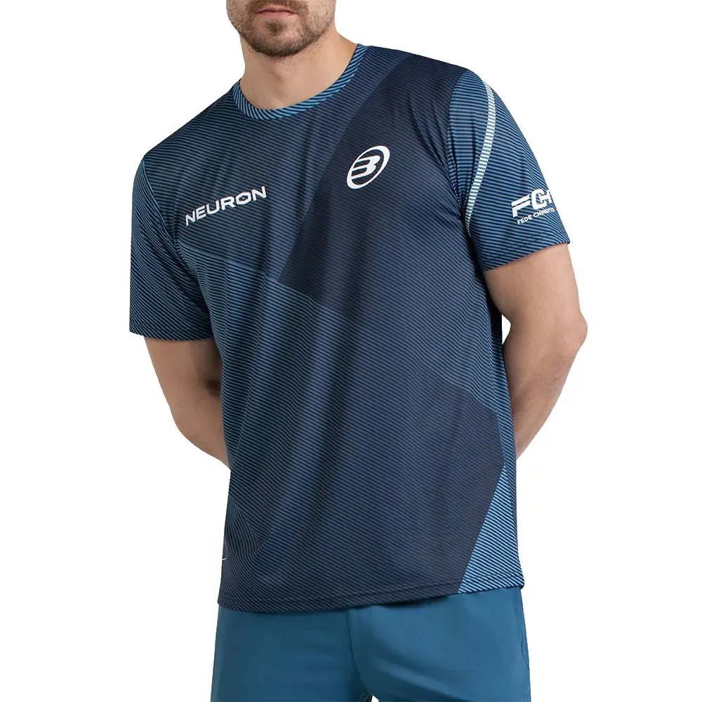 T-shirt Bullpadel Chingotto 26 Homme Bleu
