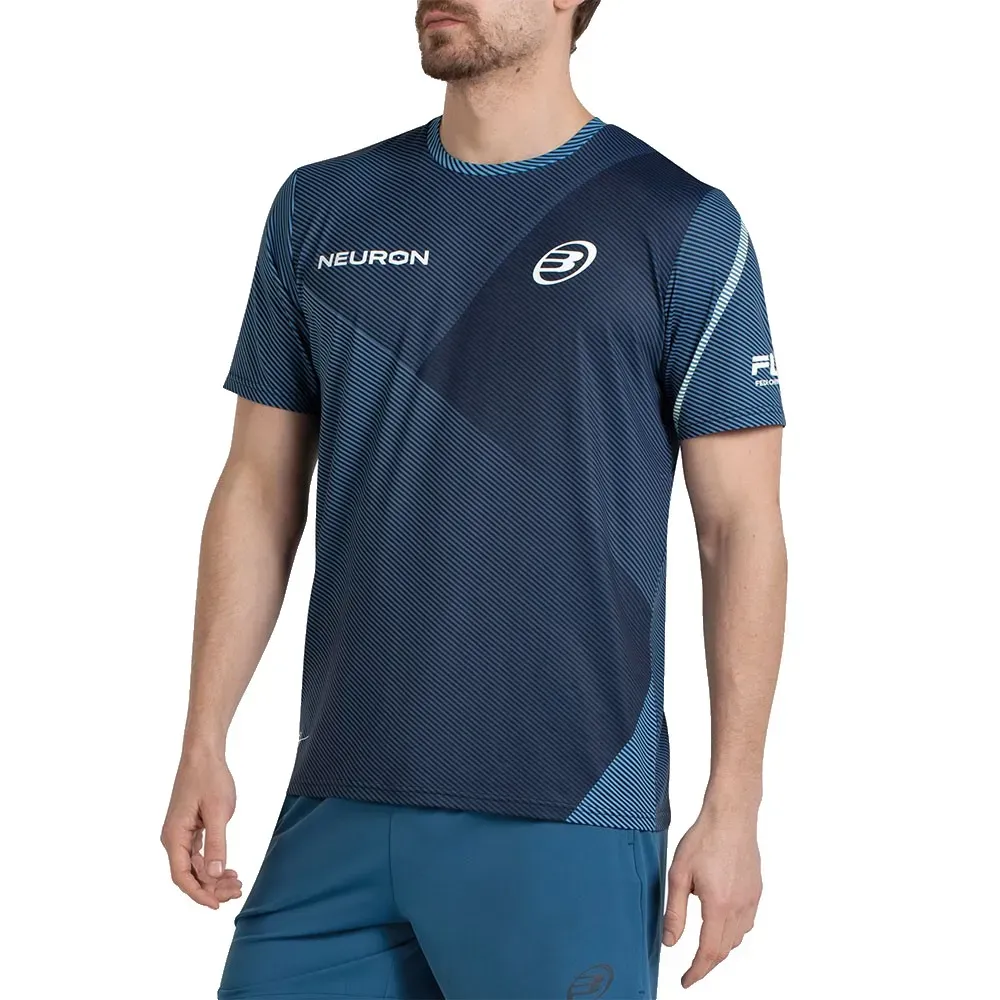 T-shirt Bullpadel Chingotto 26 Homme Bleu