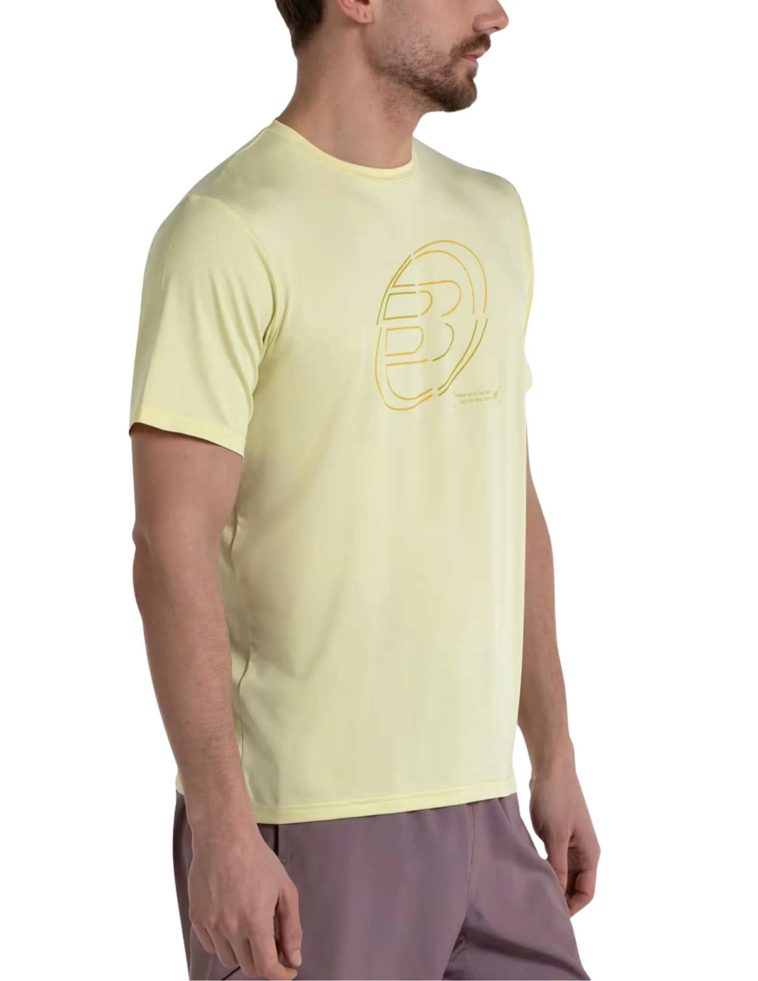T-Shirt Bullpadel Cuño Jaune Vigore