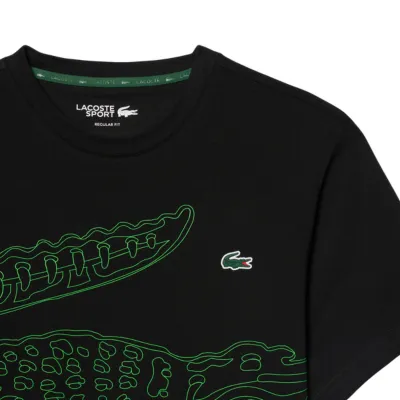 T-shirt Sport Ultra Dry imprimé crocodile Lacoste
