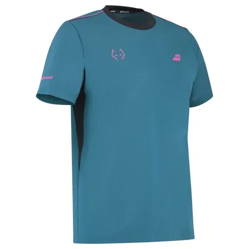 T-shirt Babolat Crew Neck Tee Lebron Bleu/Rose