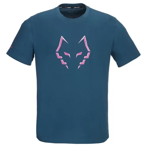 T-shirt Babolat Cotton Tee Lebron Bleu/Rose