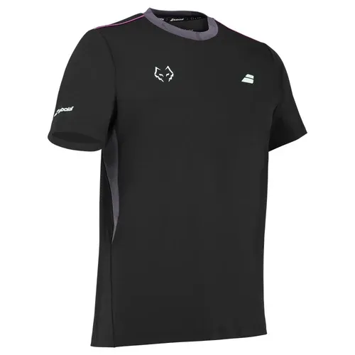 T-shirt Babolat Crew Neck Tee Lebron Noir/Rose