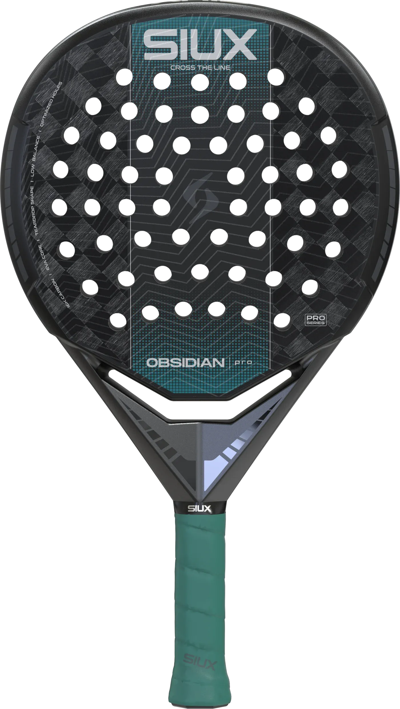Padelracket Siux Obsidian Pro Black