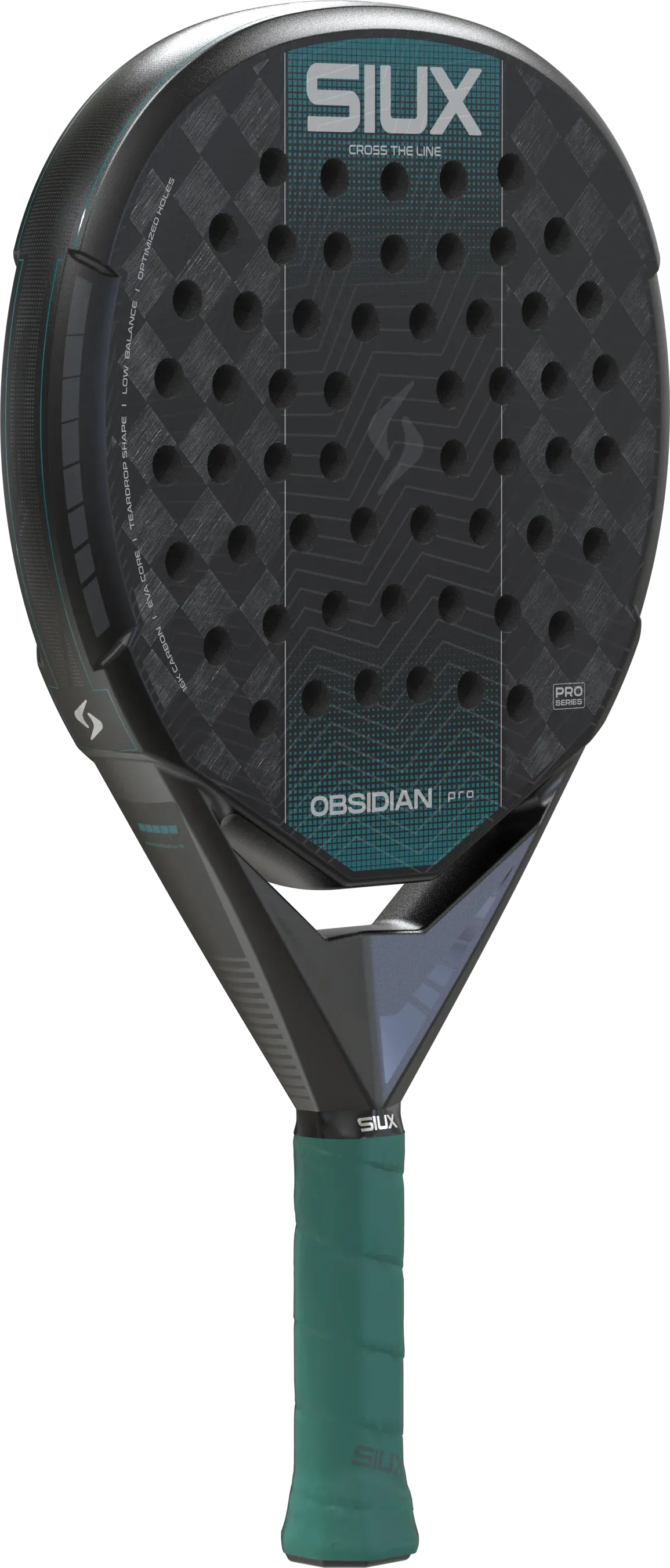 Padelracket Siux Obsidian Pro Black