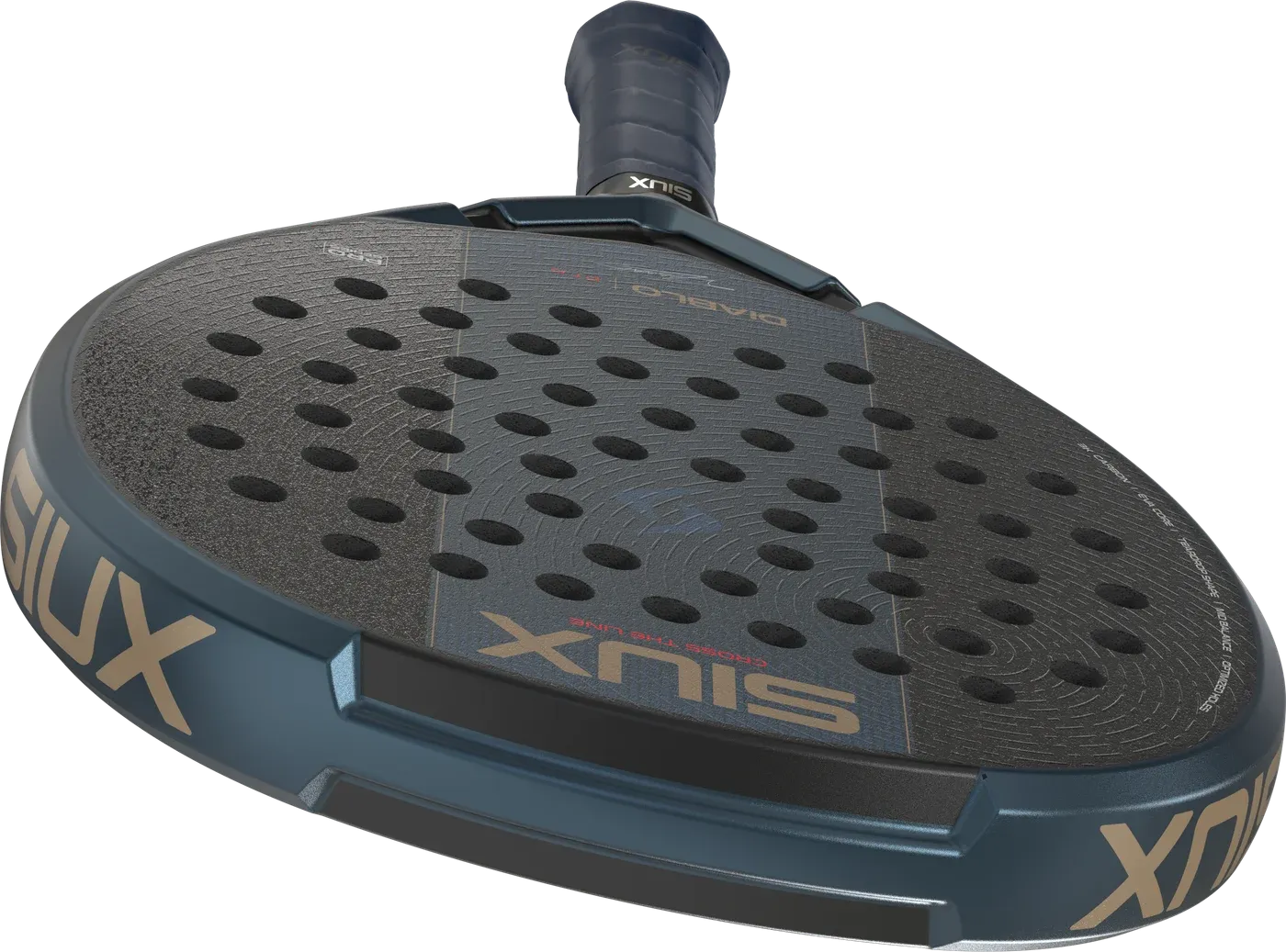 Raquette de padel Siux Diablo Pro 2027 Marine Blue Tino Libaak