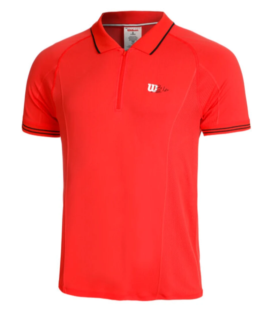 Wilson Seamless Series Polo Shirt Red