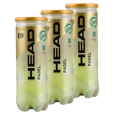 3 tubi di palline Head Pro S