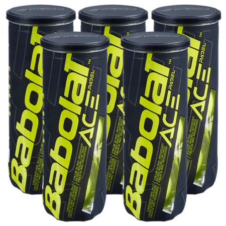 5 tubes De Balles Babolat Ace
