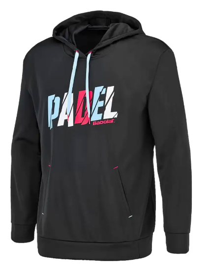 TRÖJA Babolat Padel Hood Svart