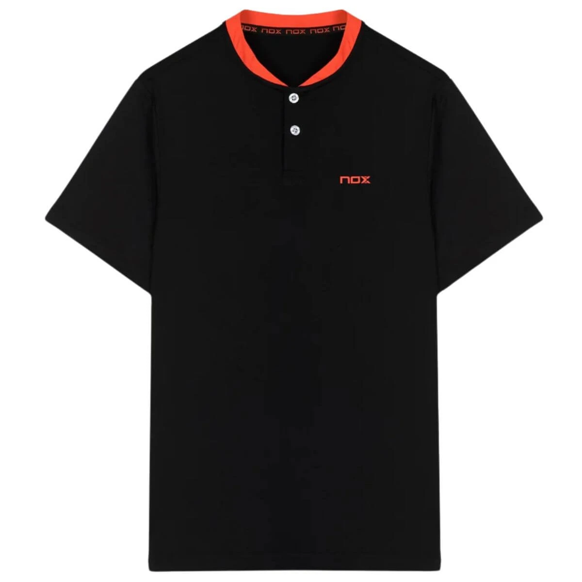 MEN'S TEAM REGULAR BLACK POLO SHIRT - NOX