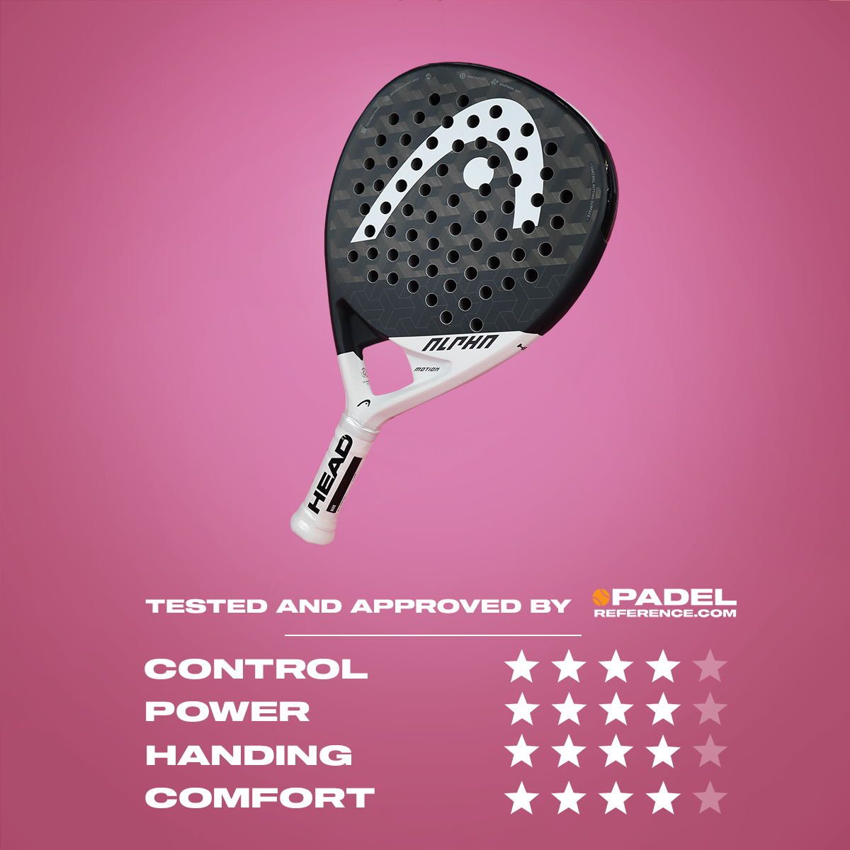Racket HEAD Alpha Motion Graphene 360+ Padelreference