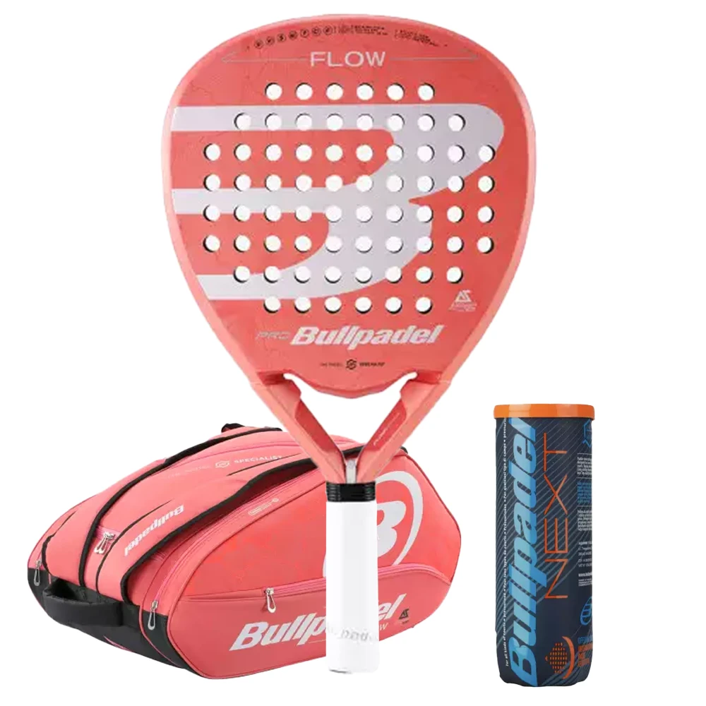 Pack BULLPADEL FLOW WOMAN 2023 + Tasche BULLPADEL BP23006 FLOW