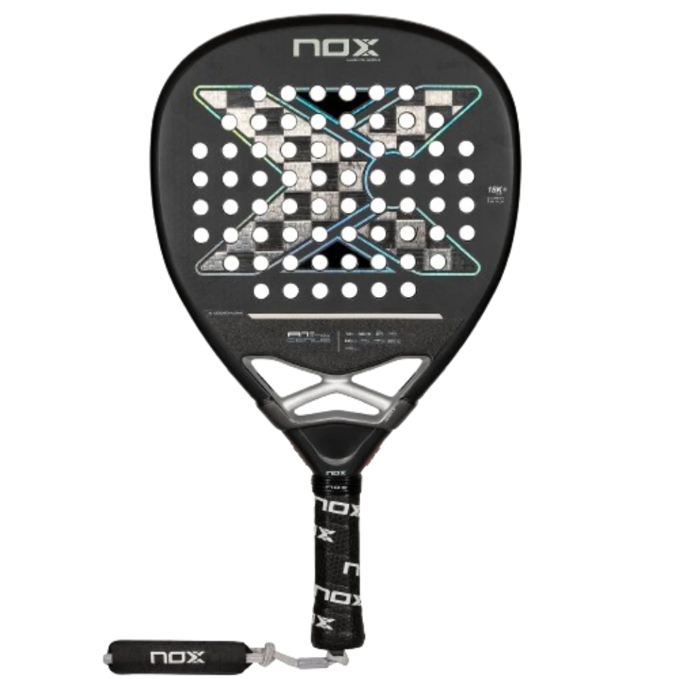 Pala de pádel Nox AT Genius Attack 18K Agustin Tapia 2024