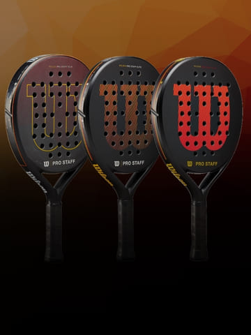 Illustration pack Wilson pro staff padel rackets