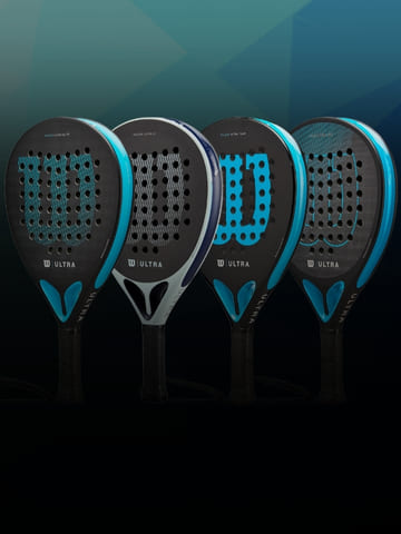 Illustration pack Wilson ultra padel rackets