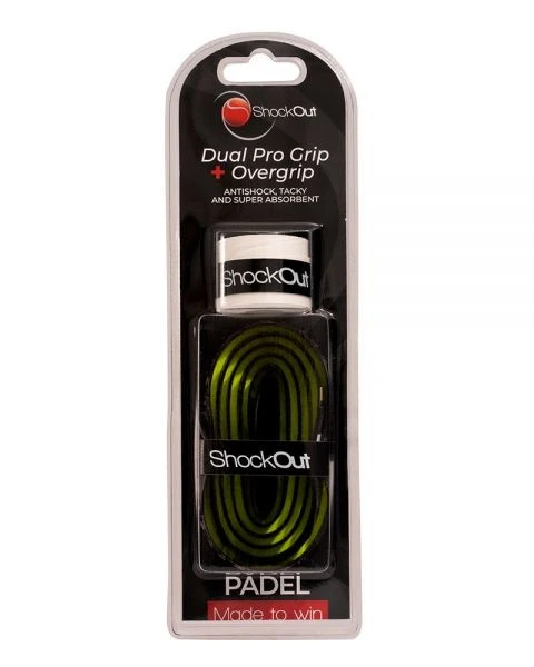 Shockout Duo Grip Pro and overgrip Black - Yellow