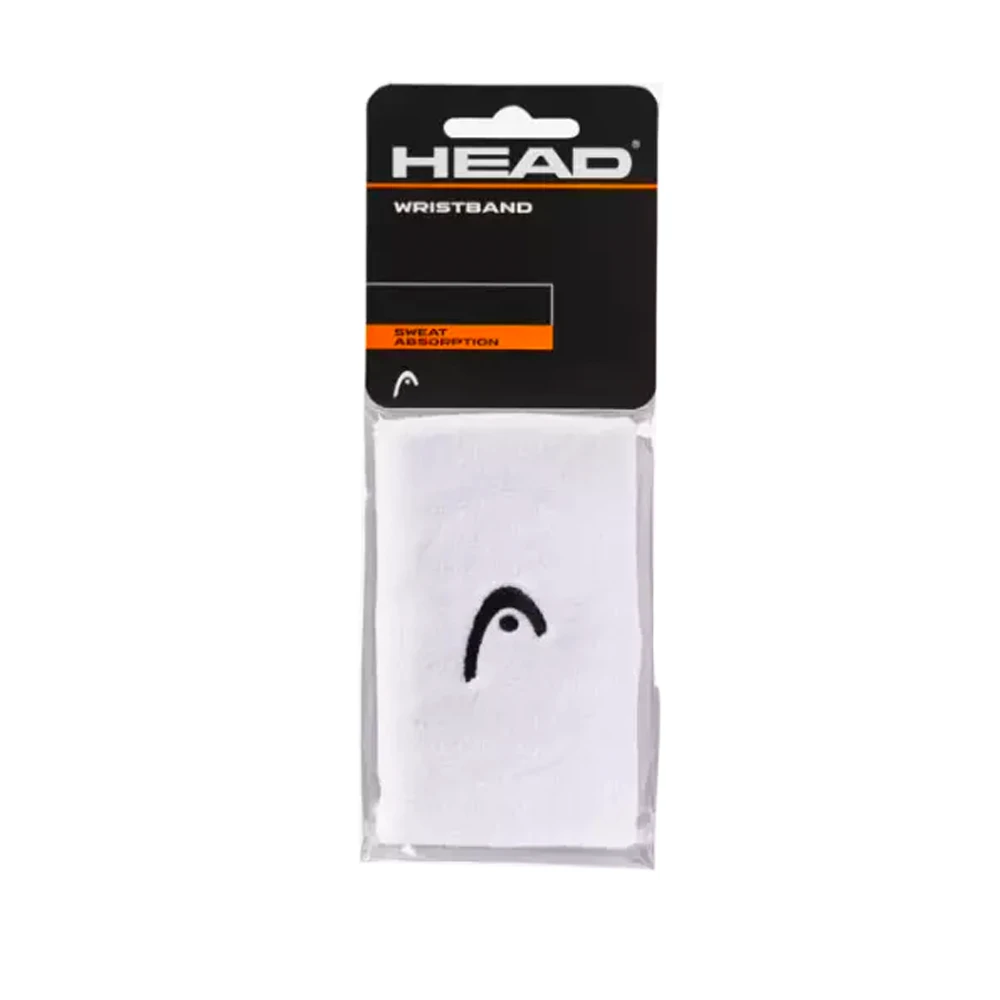 Polsino Head grande bianco x2
