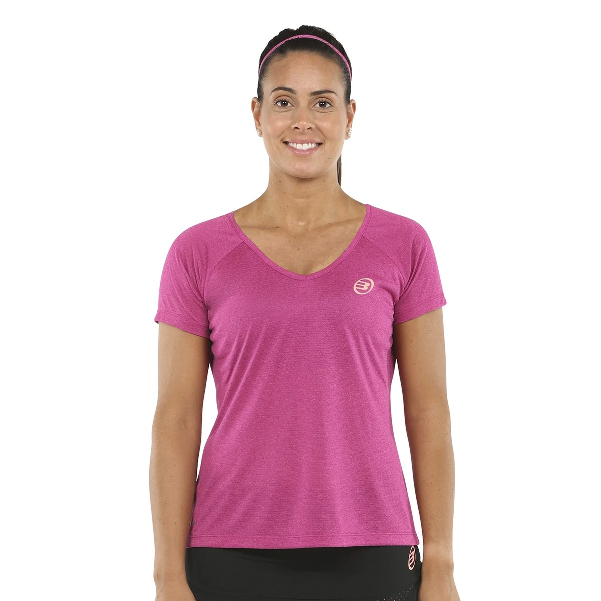 CAMISETA BULLPADEL Mujer Eilo Rosa