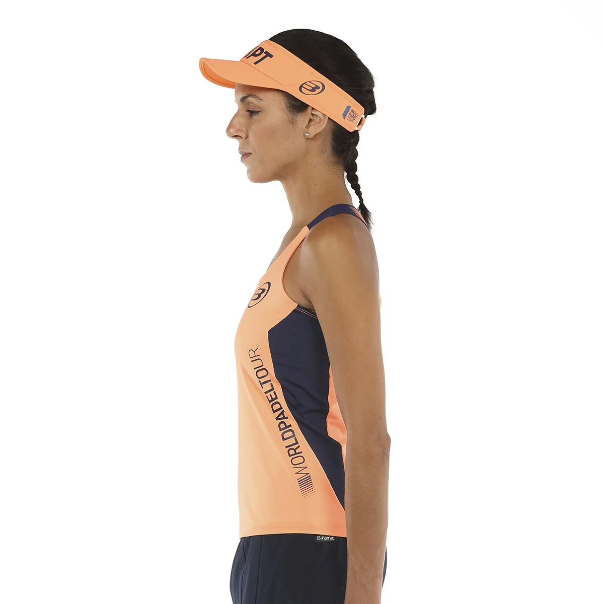 Dames BULLPADEL T-SHIRT WPT Yali Orange Fluo