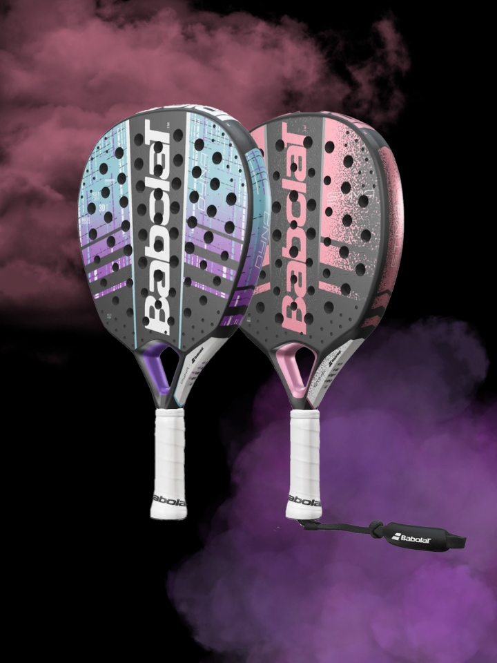 Illustration pack Babolat Spirit padel rackets