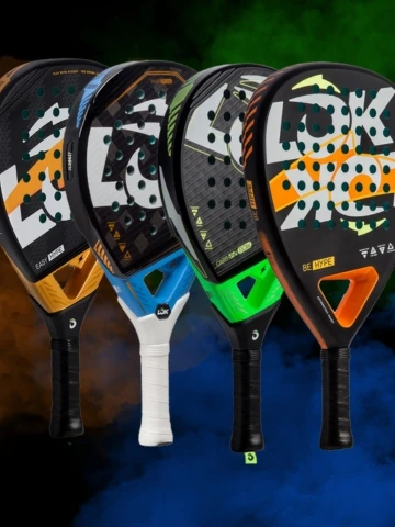 Illustration pack Lok padel rackets