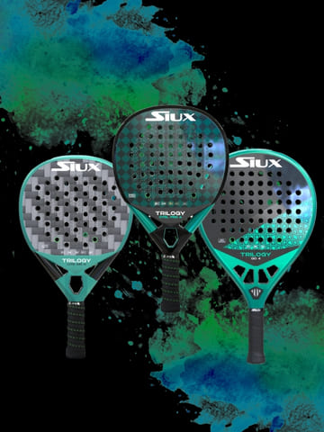 Illustration pack Siux trilogy padel rackets