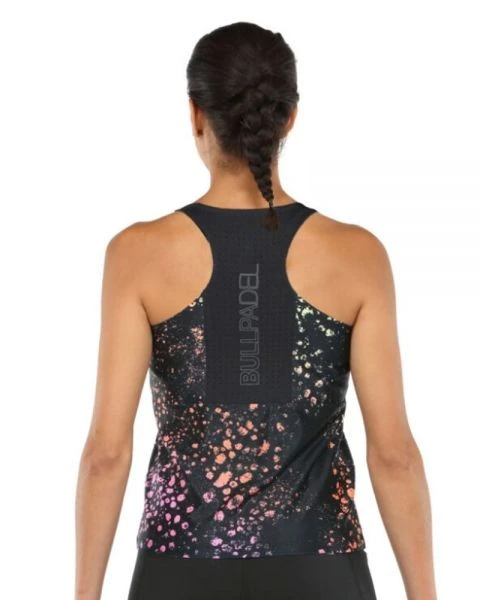 Dames BULLPADEL T-SHIRT Eki Zwart